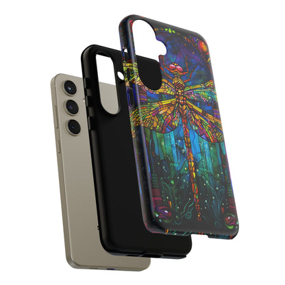 Art Deco Stained Glass Dragonfly Phone Cover