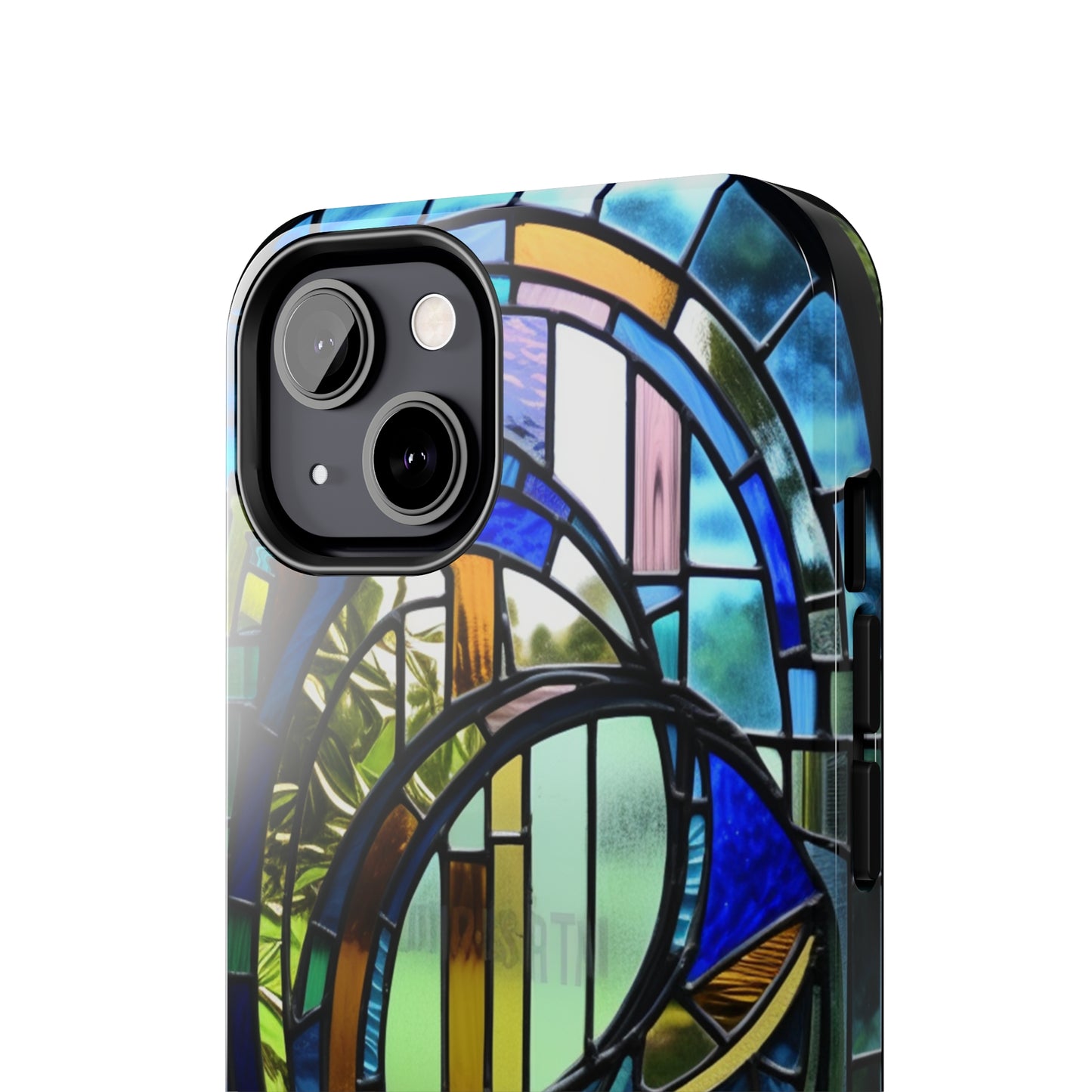 Stained Glass Floral: Art Deco Delight | Boho Chic Tough Case for iPhone & Samsung Galaxy Models