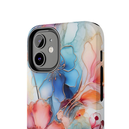 Marbled Watercolor iPhone Case | Embrace the Mesmerizing Multicolor Art