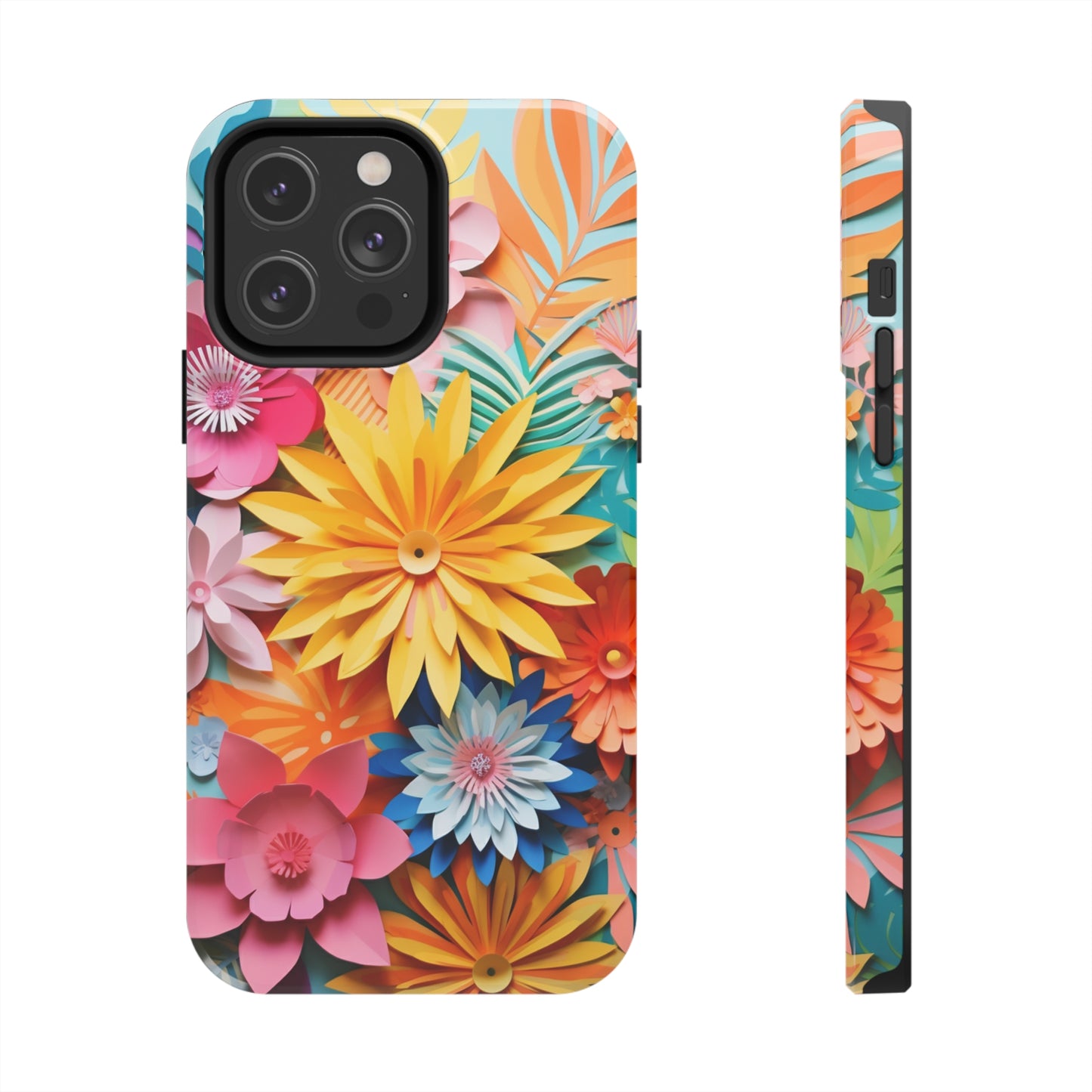 iPhone 12 Pro Max Artistry: Paper Floral Design – Crafted Elegance for iPhone 13 Pro and iPhone XR Enthusiasts