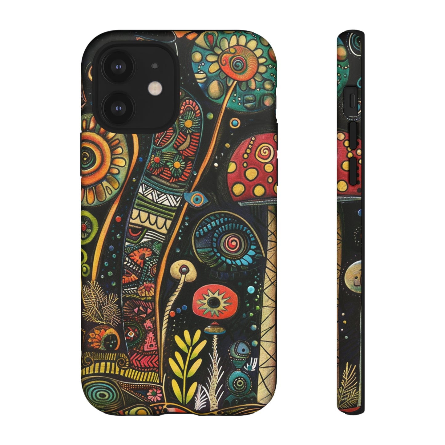 Retro 1960s Psychedelic Flowers Phone Case