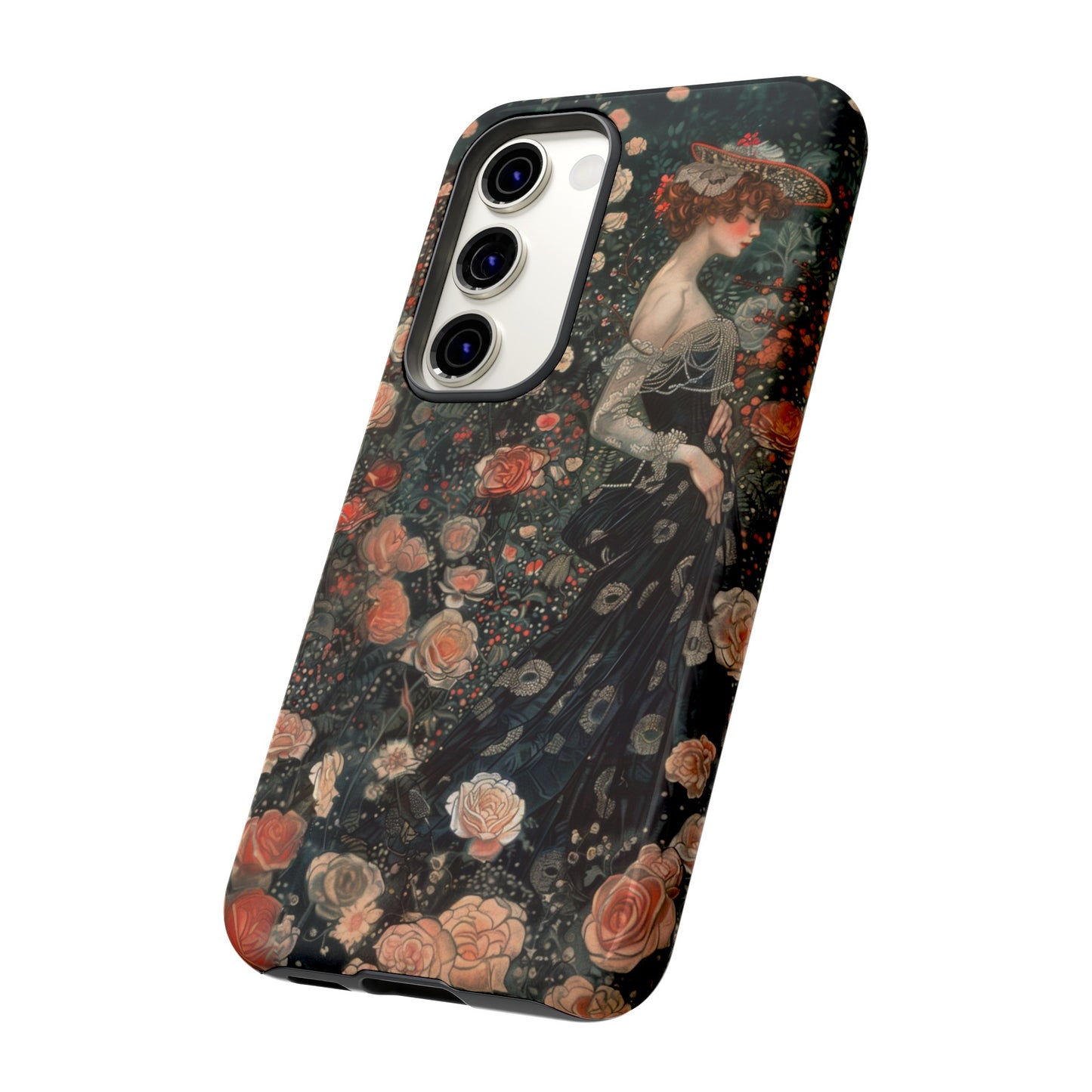 Art Nouveau French Floral Beauty Painting Phone Case