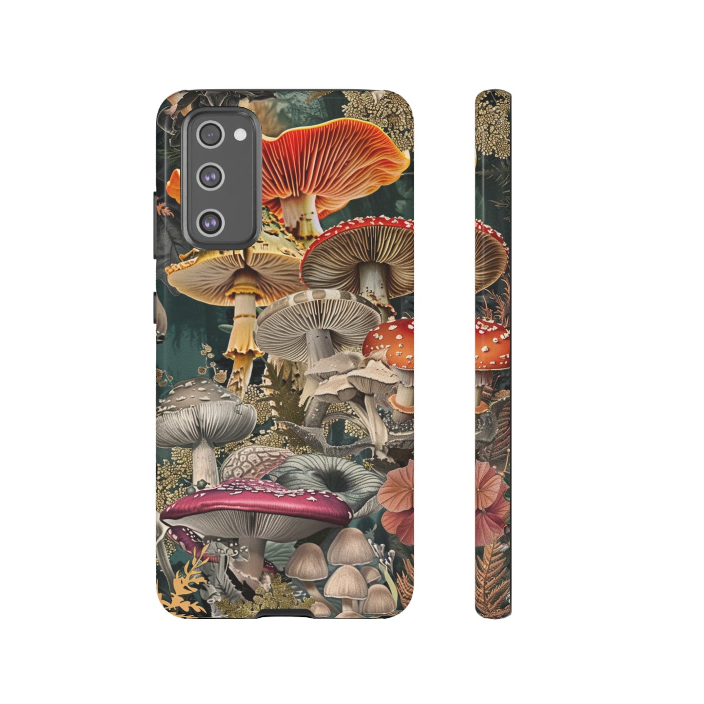 Vintage Illustration Mushroom Collage Phone Case