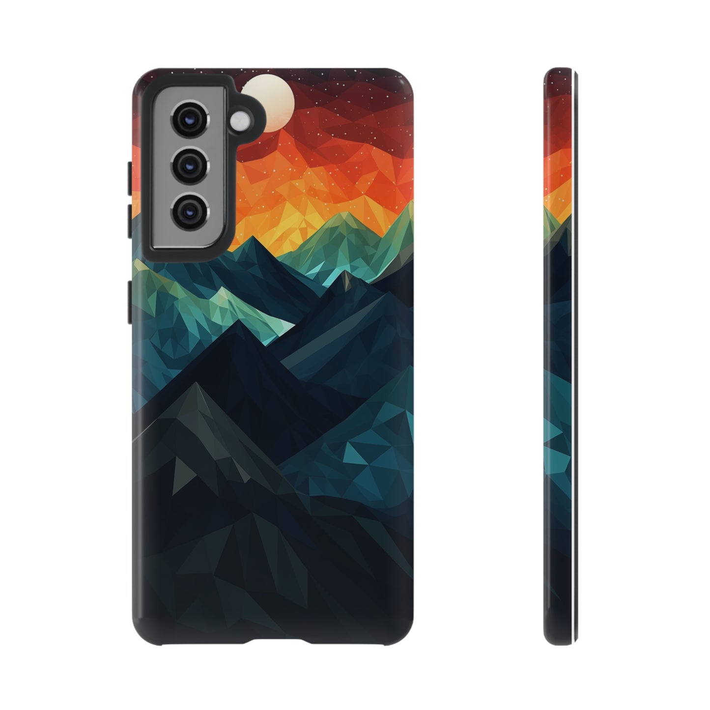 Mountain Abstract Tough Case | Embrace Nature's Beauty with a Durable Phone Case