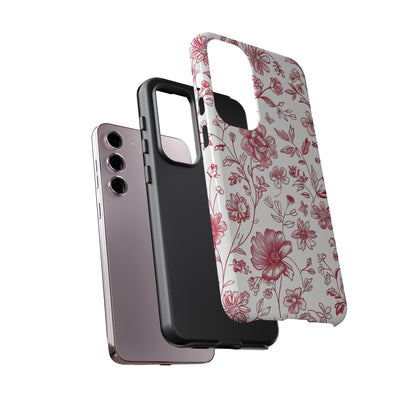 Pink Floral Wildflower Phone Case