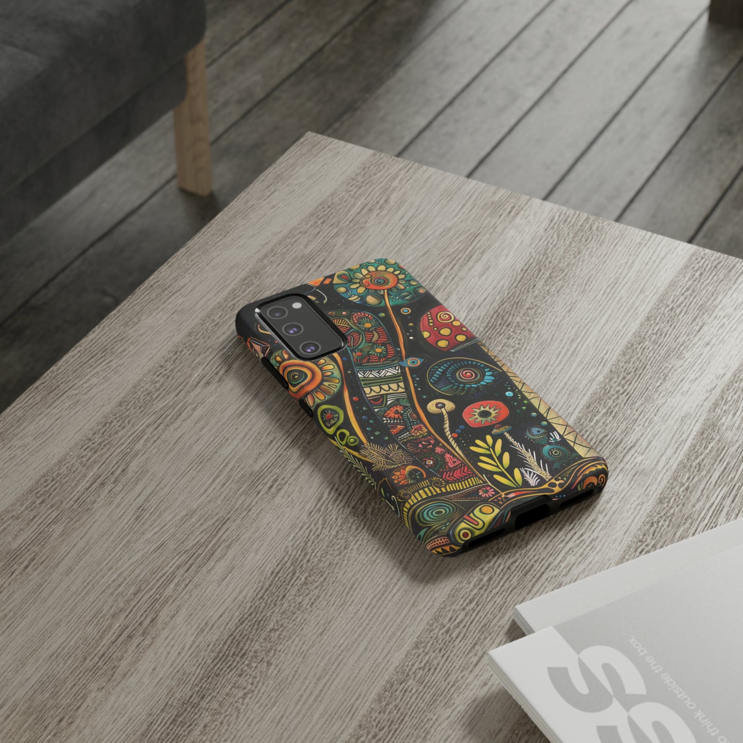 Retro 1960s Psychedelic Flowers Phone Case