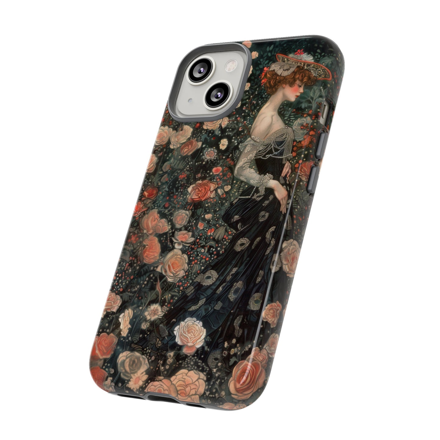 Art Nouveau French Floral Beauty Painting Phone Case