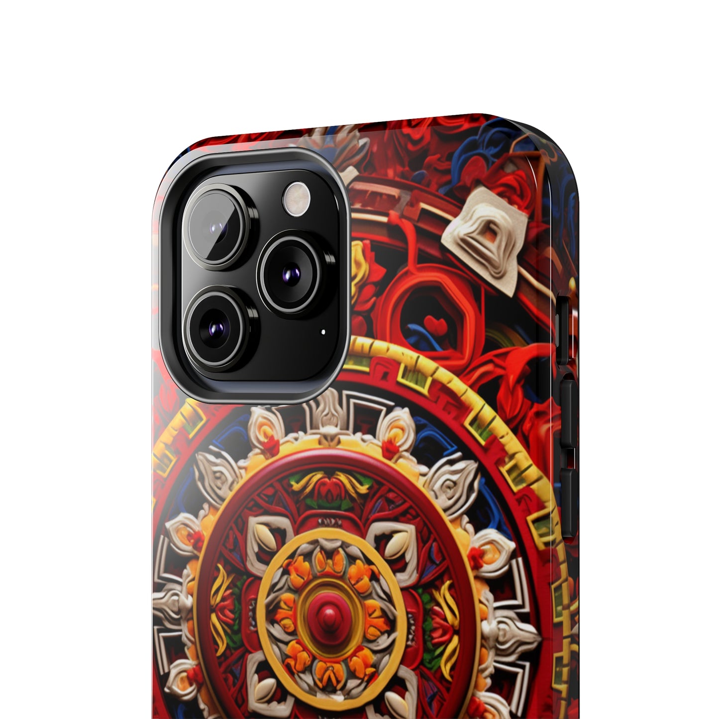 Mystical Visions: Psychedelic Tibet Mandala | Buddhist iPhone Case