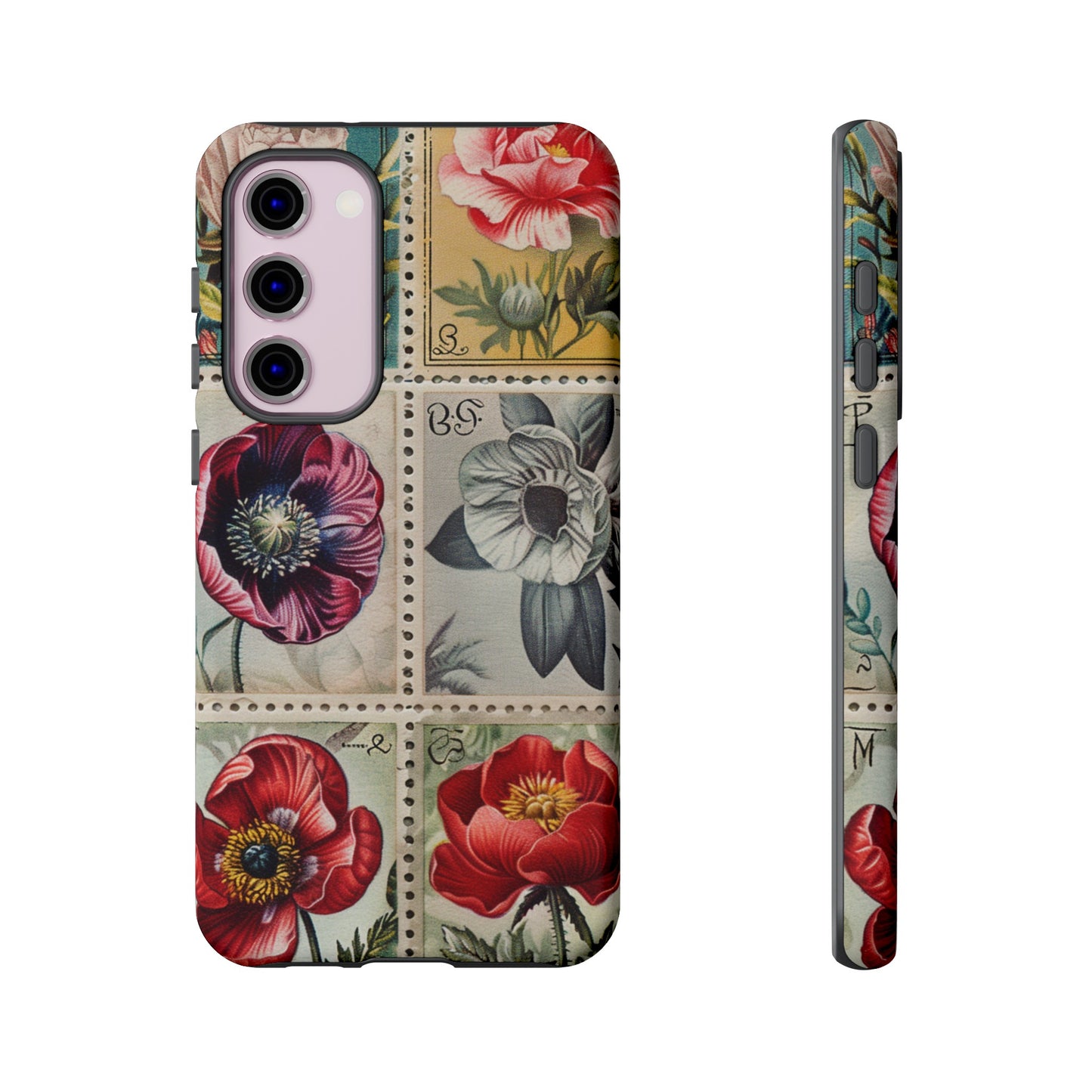 Vintage Floral Stamps Phone Case