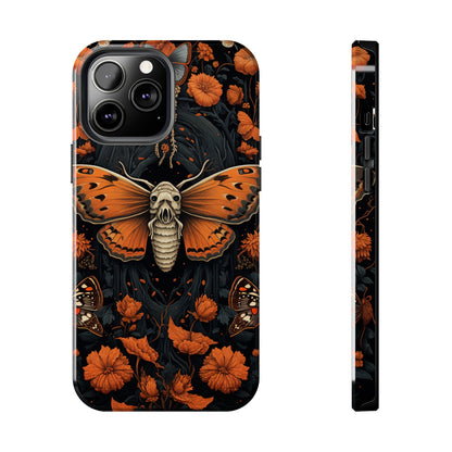 Eerie Elegance: Halloween Goth Moth Apple Phone Case | Dark Enchantment iPhone Case