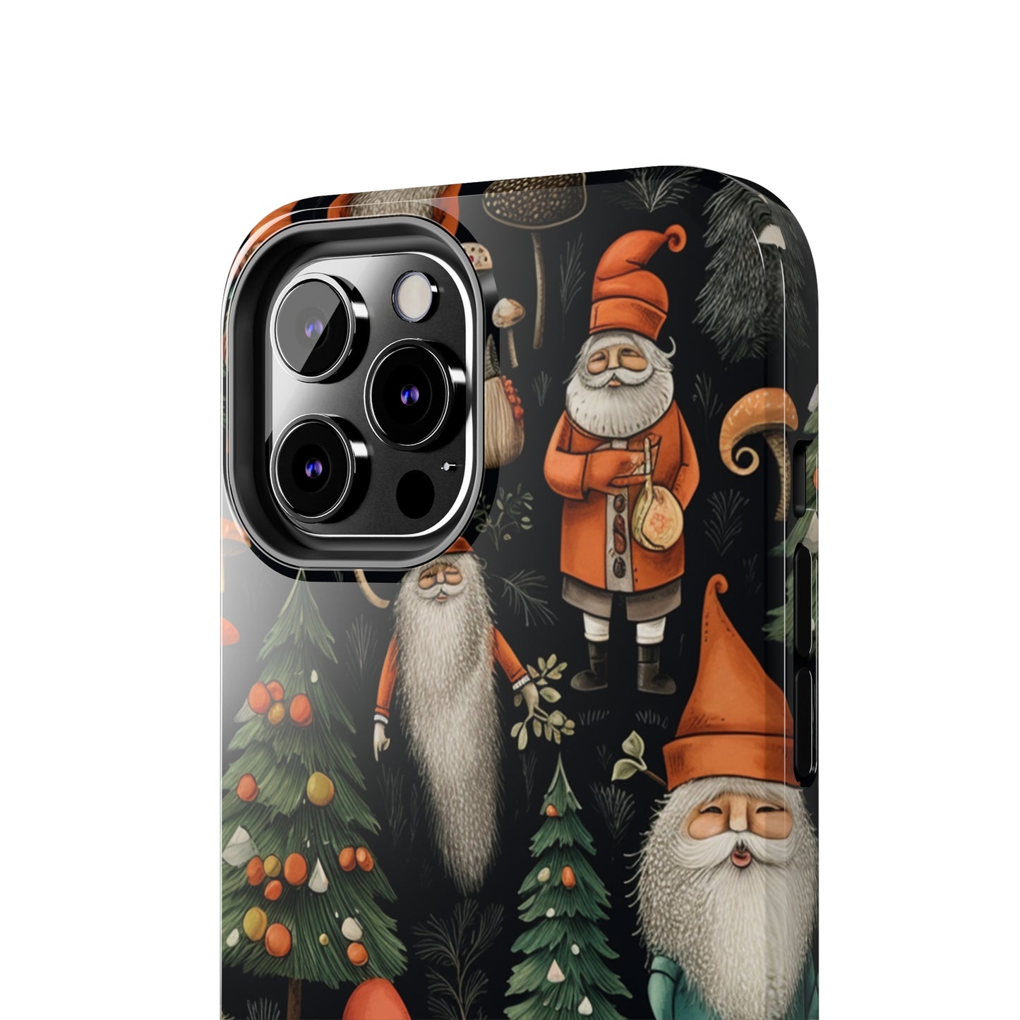 Vintage Santa Magic Mushroom Christmas Phone Case