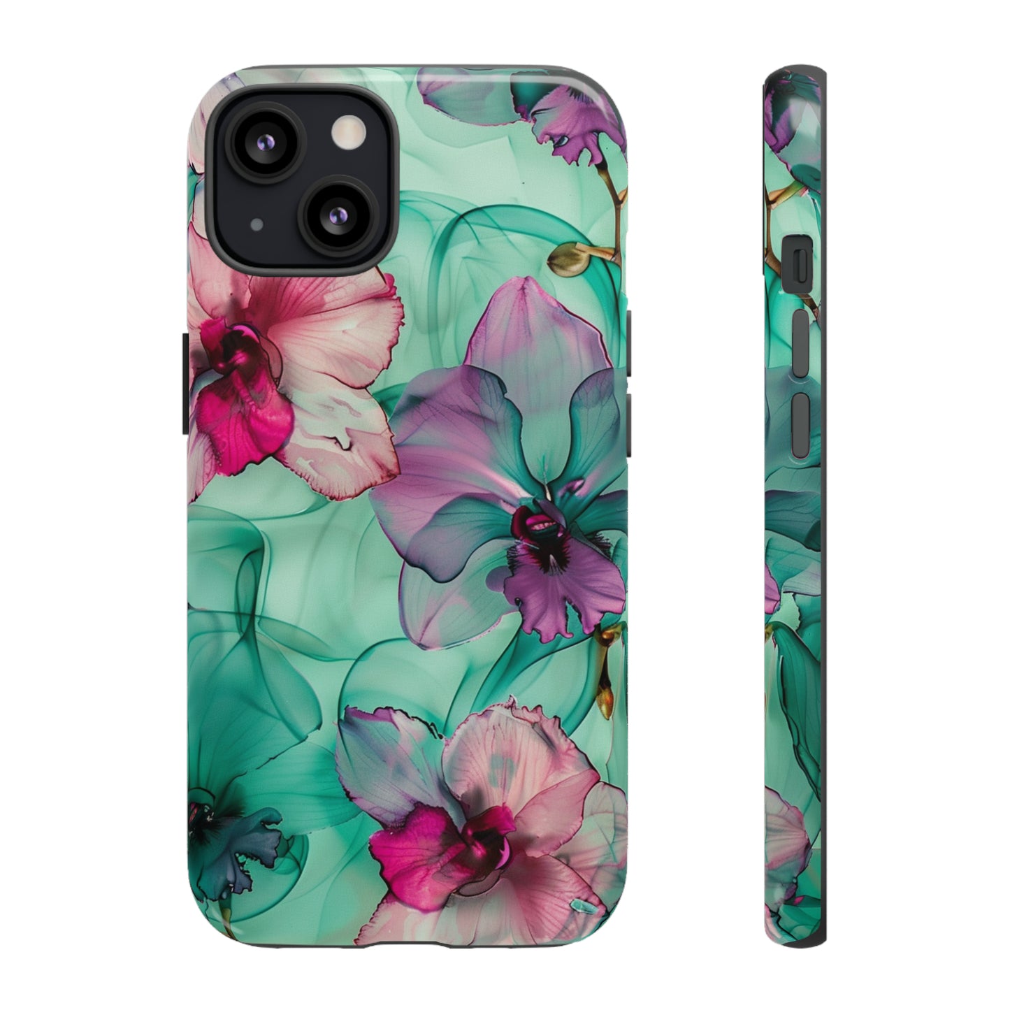 Watercolor Floral Orchids Phone Case