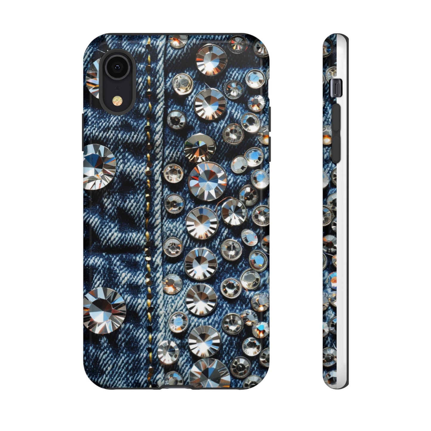 Blue Jean Queen Rhinestone Bling Phone Case