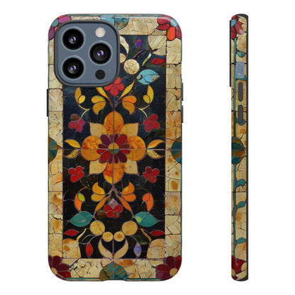 Azulejo Porcelain Vintage Tile Mediterranean Design Phone Case