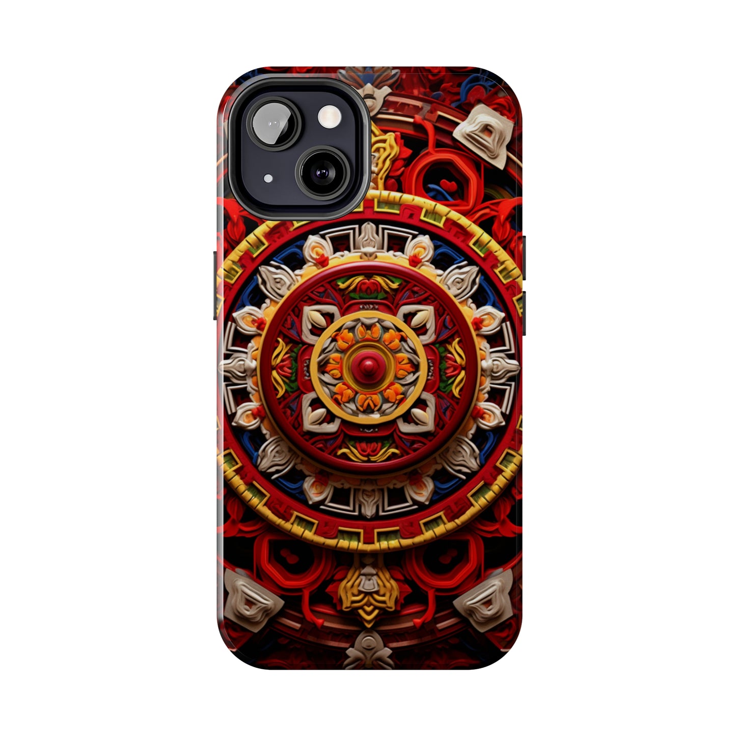 Mystical Visions: Psychedelic Tibet Mandala | Buddhist iPhone Case