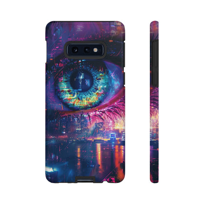 Eye of the Beholder Cyberpunk Art Phone Case