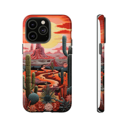 Cactus Desert Sunset Phone Case