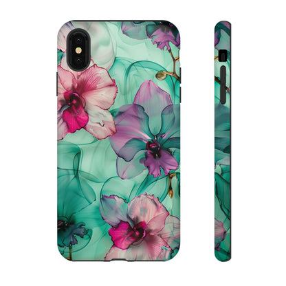 Watercolor Floral Orchids Phone Case