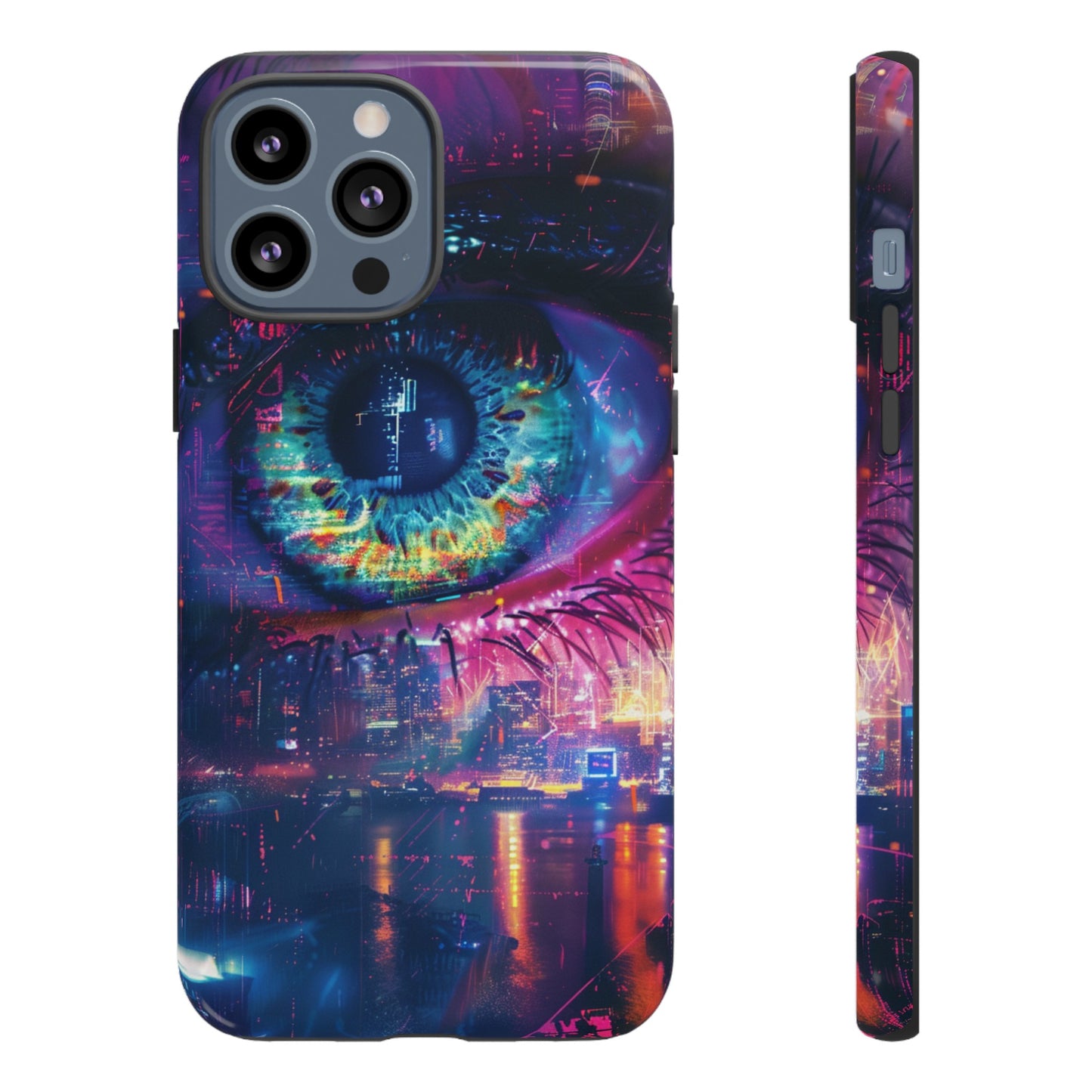 Eye of the Beholder Cyberpunk Art Phone Case