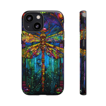 Art Deco Stained Glass Dragonfly Phone Cover