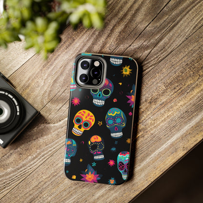 Sugar Skull iPhone Case | Day of the Dead Elegance for Apple iPhone Models