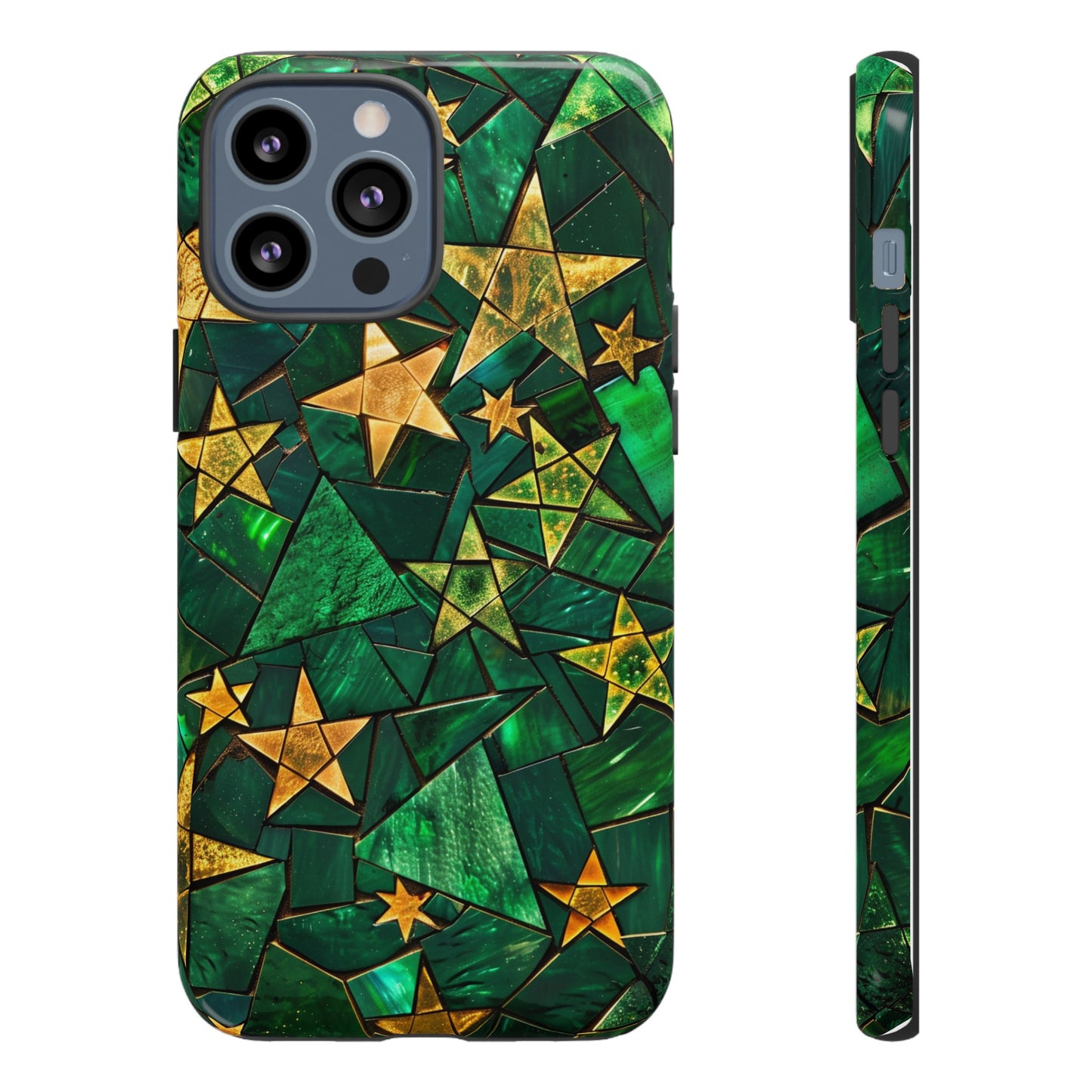 Green Celestial Stained Glass Mosaic Phone Case