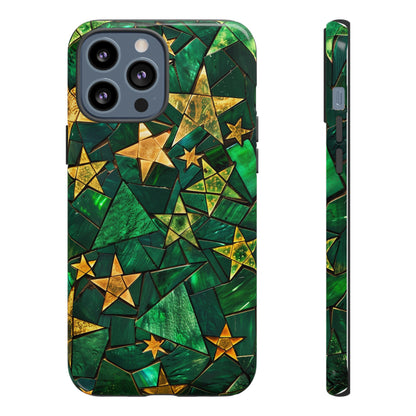 Green Celestial Stained Glass Mosaic Phone Case