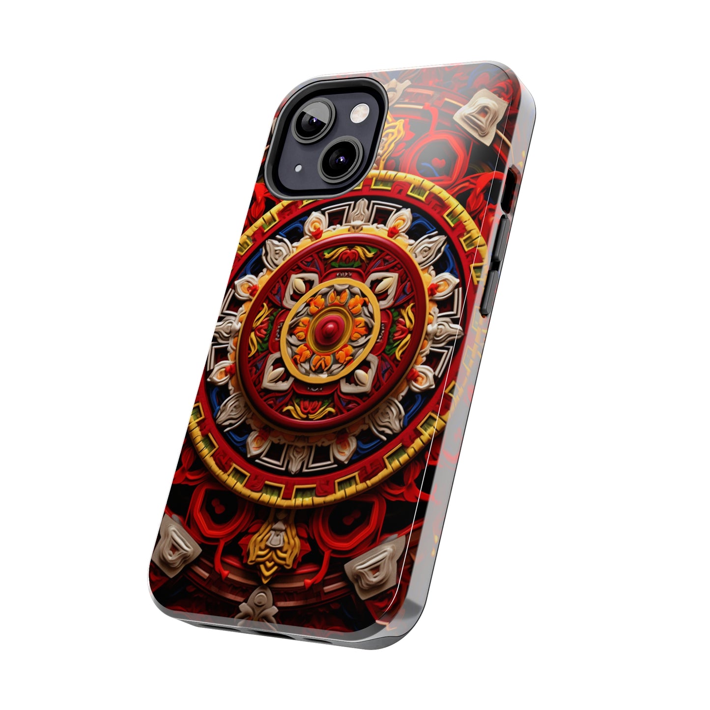 Mystical Visions: Psychedelic Tibet Mandala | Buddhist iPhone Case