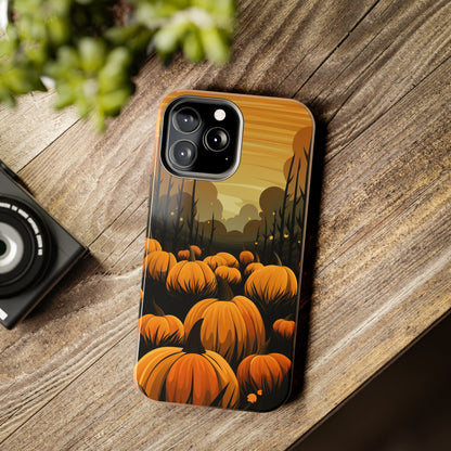 Halloween Fall Pumpkins iPhone Case | Embrace the Spooky Autumn Vibes