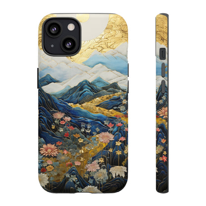 Chiyogami Floral Tough iPhone Case Japanese Boho