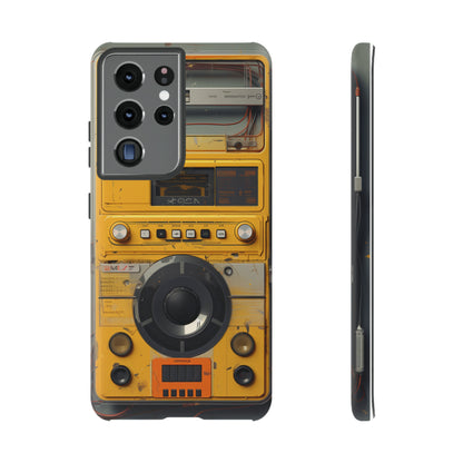 Cyberpunk Techno Gadget Walkman: Premium Phone Tough Case for iPhone, Samsung Galaxy, and Google Pixel