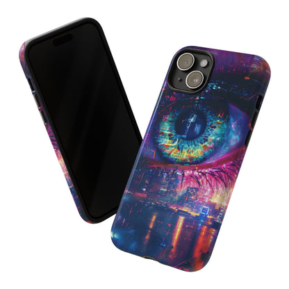 Eye of the Beholder Cyberpunk Art Phone Case