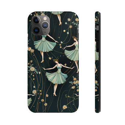 Vintage Style Dancing Ballerina iPhone Case | Embrace Elegance and Grace in Retro Charm