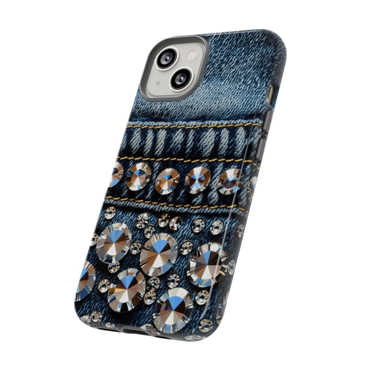 Blue Jean Queen Rhinestone Bling Phone Case