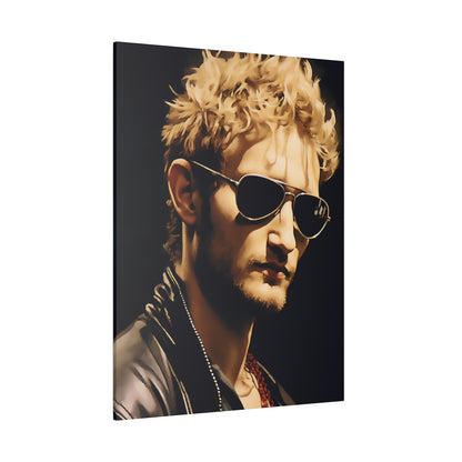 Layne Staley of Alice in Chains Pop Art | Stretched Canvas Print