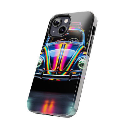 iPhone Case | Colorful Journeys: Psychedelic VW Bug iPhone Tough Case