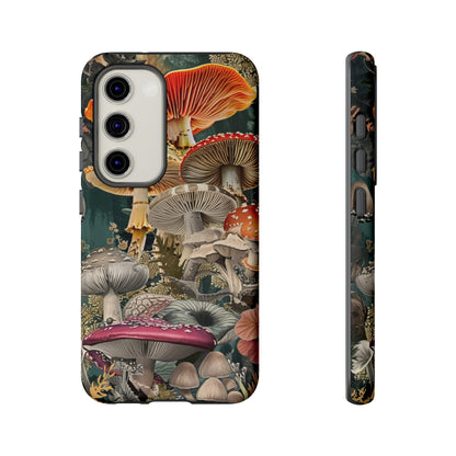 Vintage Illustration Mushroom Collage Phone Case