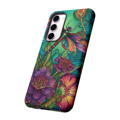 Art Nouveau Dragonfly - A Timeless Symbol of Elegance for Google Pixel, iPhone, and Samsung Cases