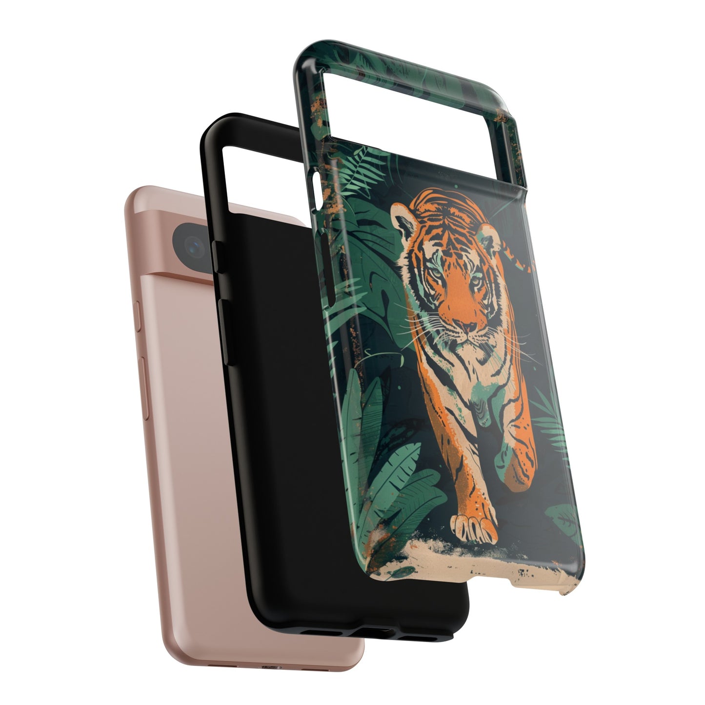 Retro Jungle Tiger Phone Case