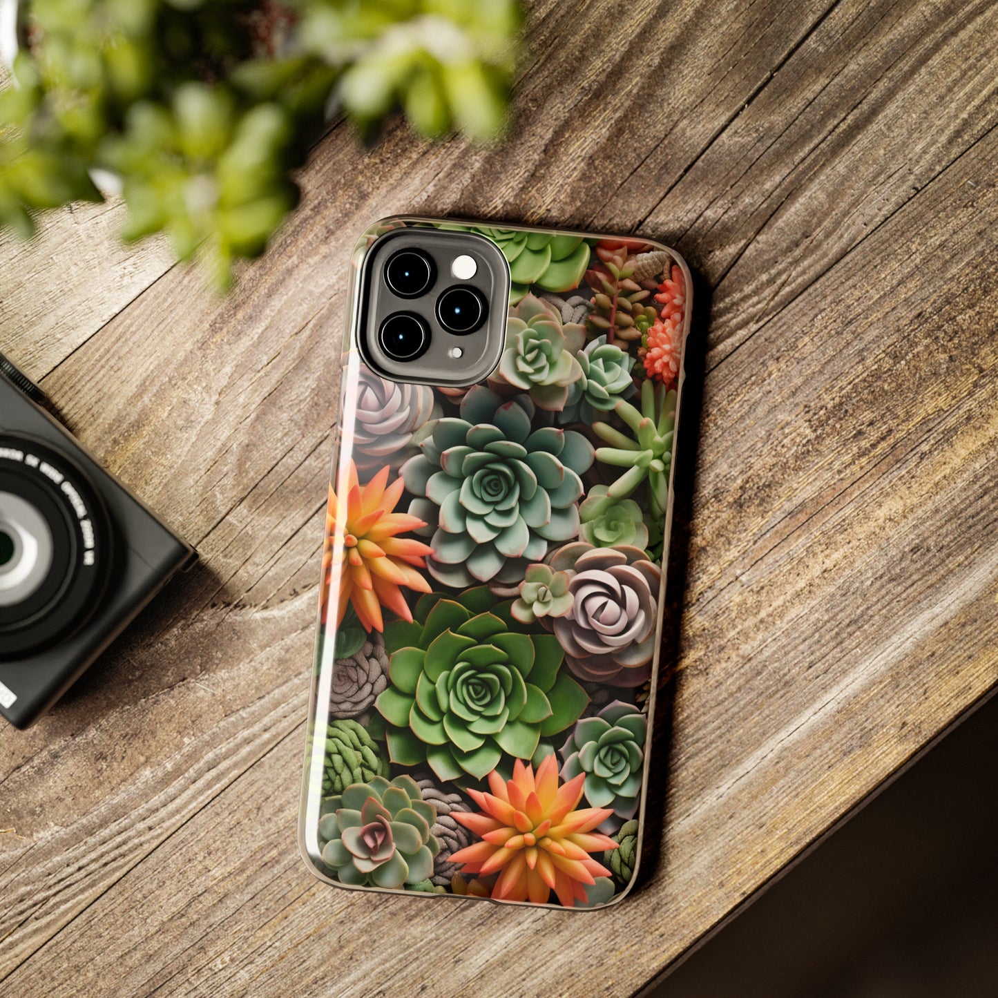 Succulent Desert Cactus Floral iPhone Case | Embrace the Beauty of Arid Elegance