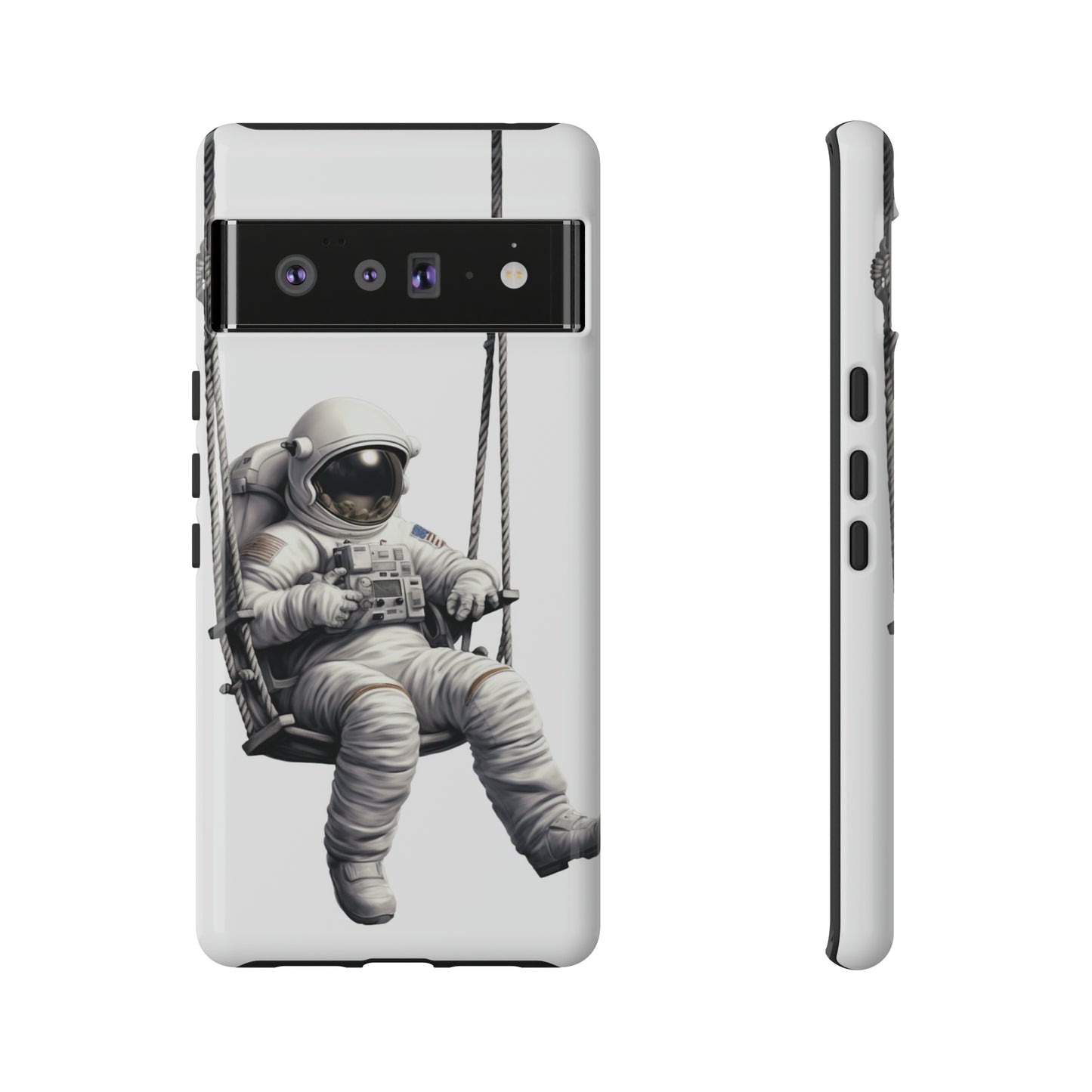 Astronaut on a Swing Phone Case