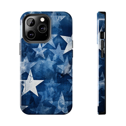 Starry Nights: Denim Dreams | Celestial Star-Patterned iPhone Case