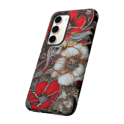 Stained Glass Floral Paisley Explosion Phone Case