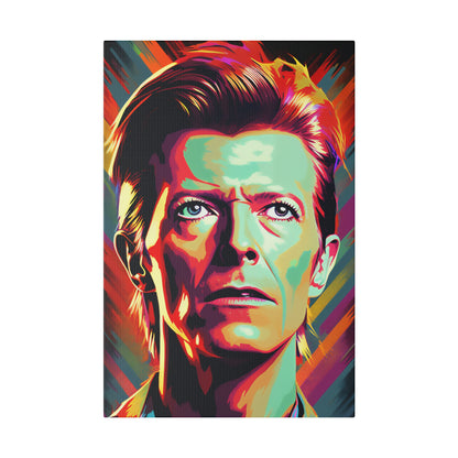 David Bowie Pop Art  | Stretched Canvas Print