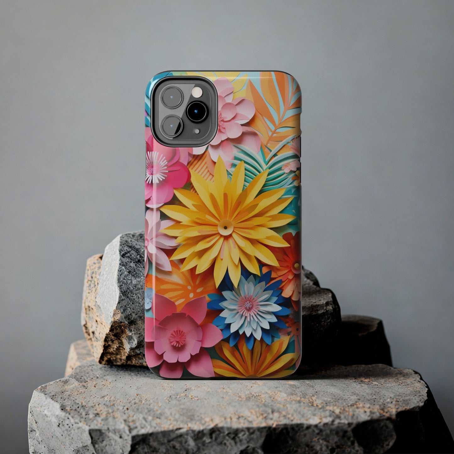 iPhone 12 Pro Max Artistry: Paper Floral Design – Crafted Elegance for iPhone 13 Pro and iPhone XR Enthusiasts