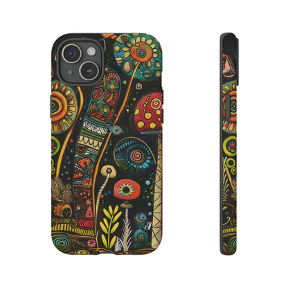 Retro 1960s Psychedelic Flowers Phone Case