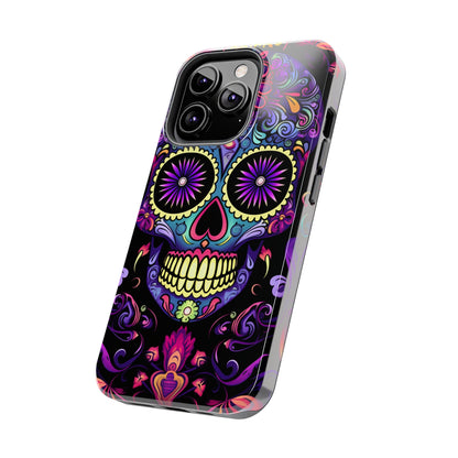 Sugar Skull iPhone Case | Dia de los Muertos Tough Case for iPhone 11, 12, 13