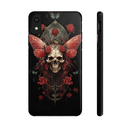 Deadhead Moth Gothic Dark Academia iPhone Case | Embrace Mysterious Elegance