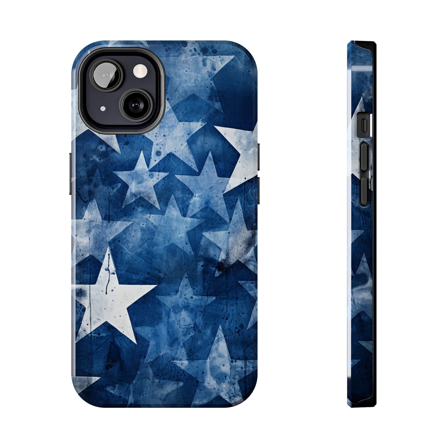 Starry Nights: Denim Dreams | Celestial Star-Patterned iPhone Case