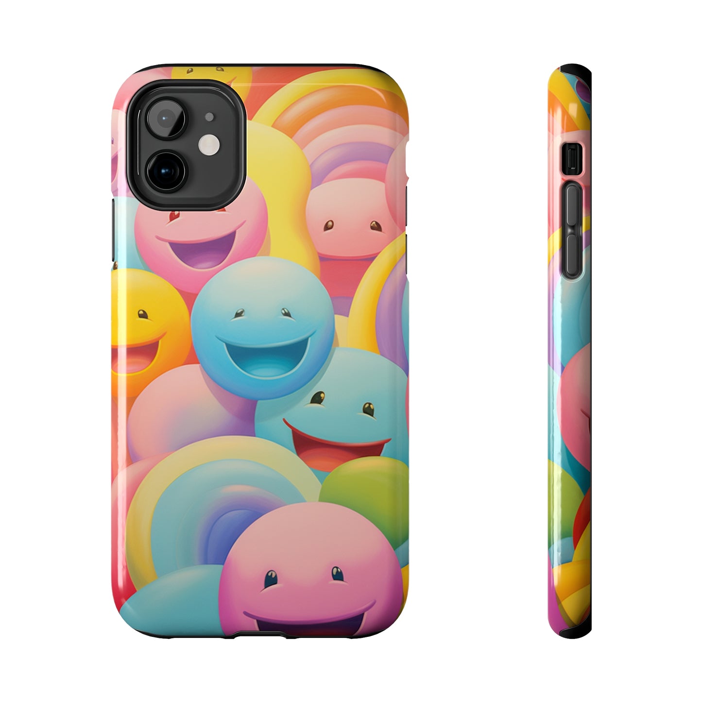 Smiley Faces case for iPhone 14 13 12 11 Pro Max case iPhone XR XS Max Case iPhone X Case iPhone 7 Plus iPhone 8 Plus case iPhone 6 case